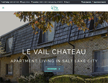 Tablet Screenshot of levailchateauapts.com